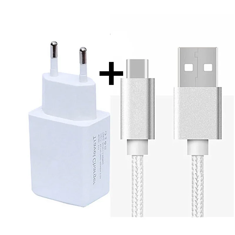 Зарядное устройство переменного тока с портом USB Type C и зарядным шнуром для Xiaomi mi 5