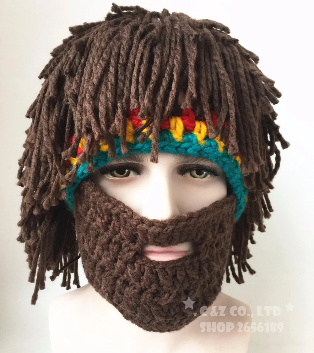 C &amp Z индийский Rathtar Косплей вязаный осьминог на все лицо борода шутка грязные