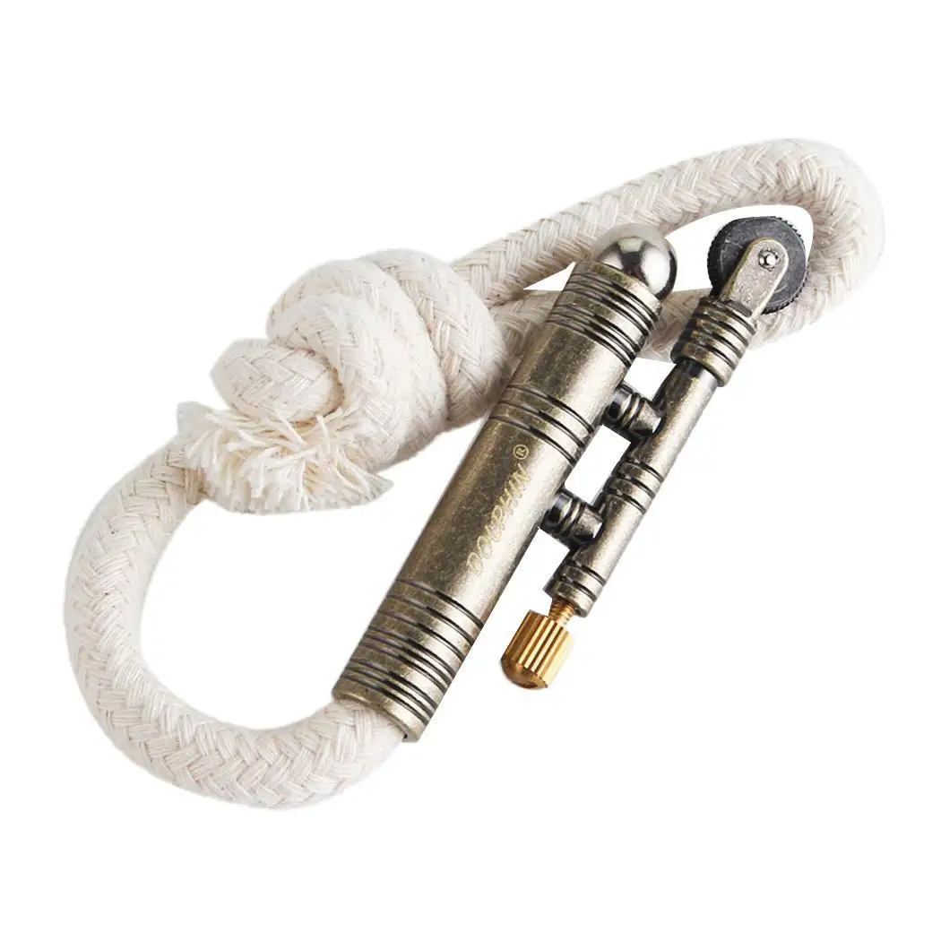 Металлическая веревка бархатная Зажигалка открытый кемпинг огонь 141 мм/5 6 дюйма