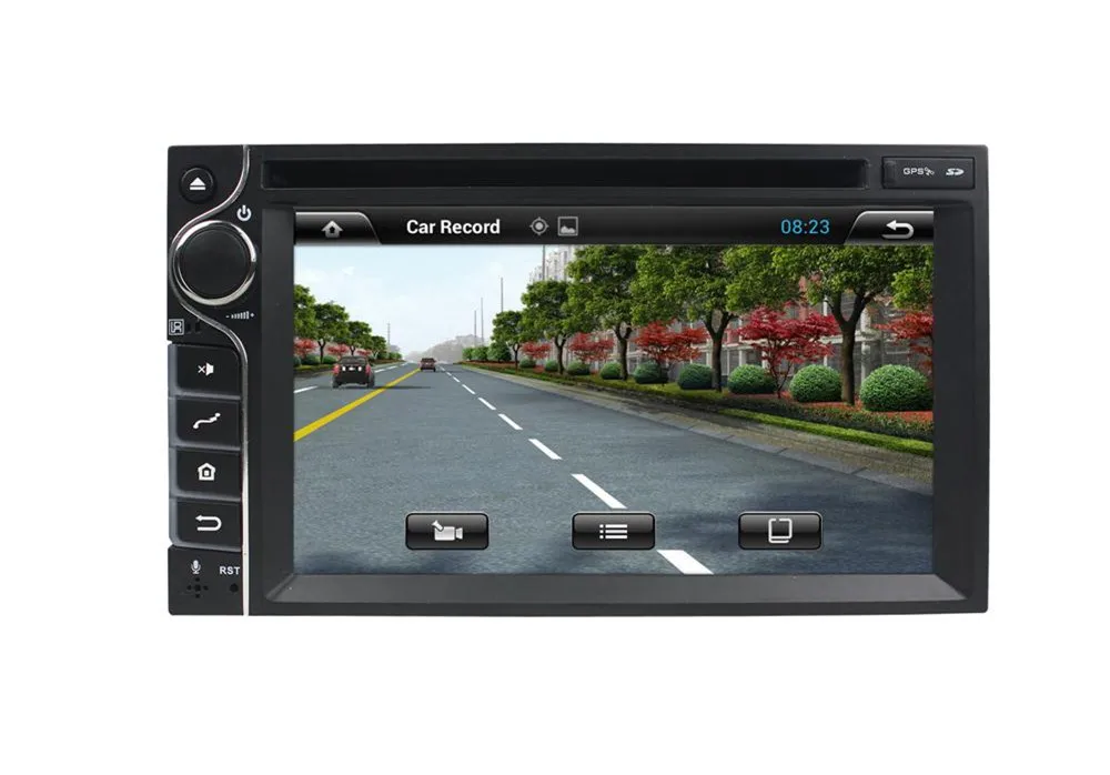 16 Г android 5.1 800*480 2 din 6.2 &quotquad-core автомобильный DVD радио GPS навигация для универсальный