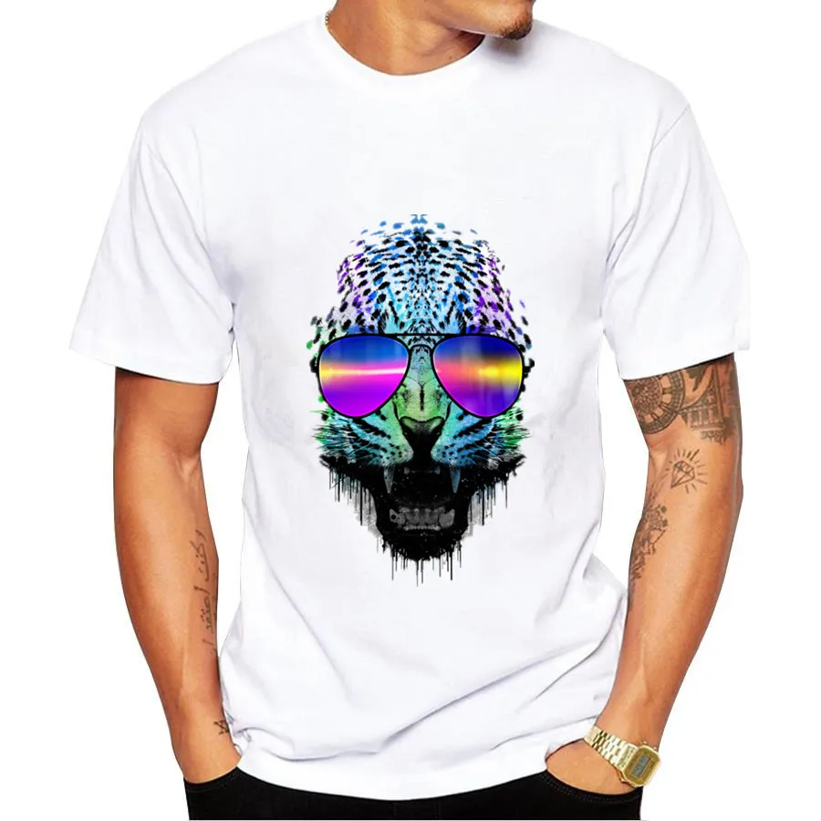 Новое поступление мужская футболка Мода 2017 Летний стиль высокого качества