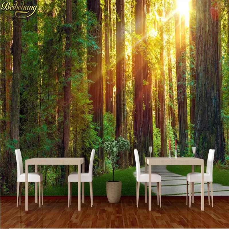 Оригинальный лес фотообои для гостиной украшение фон дерево фрески 3d пол обои