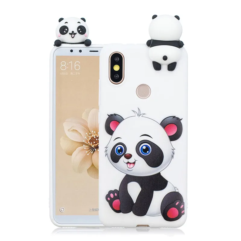 3D чехол для телефона из мягкого силикона ТПУ с рисунком Red mi 7 милой пандой совой