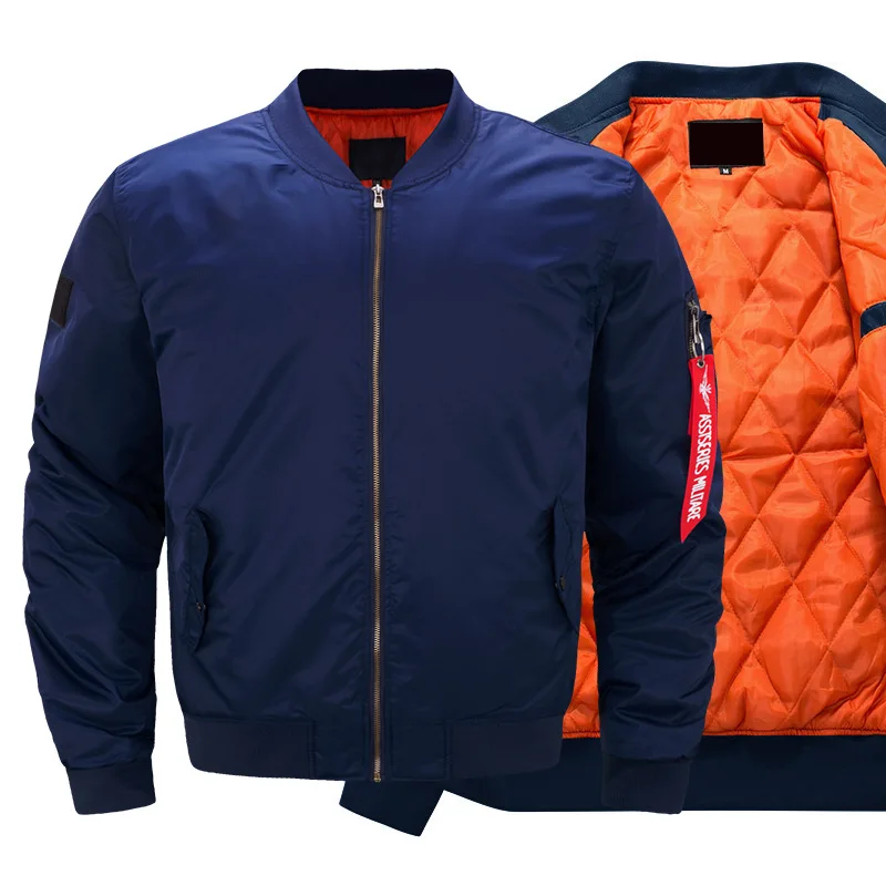 Мужская куртка бомбер высокого качества Chaquetas Hombre куртки пальто свободная