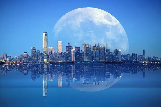 

Алмазная 5d Вышивка LIPHISFUN, вышивка квадратными стразами, полноразмерный домашний декор, вышивка крестиком «сделай сам», Городской Ночной пей...