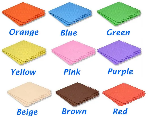 Детский коврик пазл из пены толстый нескользящий для йоги 60 см PX63|foam puzzle mat|kids play