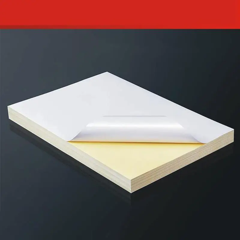 Vividcraft 50 Sheets Good Printing Quality Waterproof Self Adhesive A4 Blank White Paper Sticker Label for Laser Printer | Канцтовары