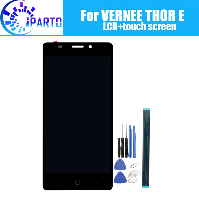 Vernee THOR E ЖК дисплей + кодирующий преобразователь сенсорного экрана в сборе 100%