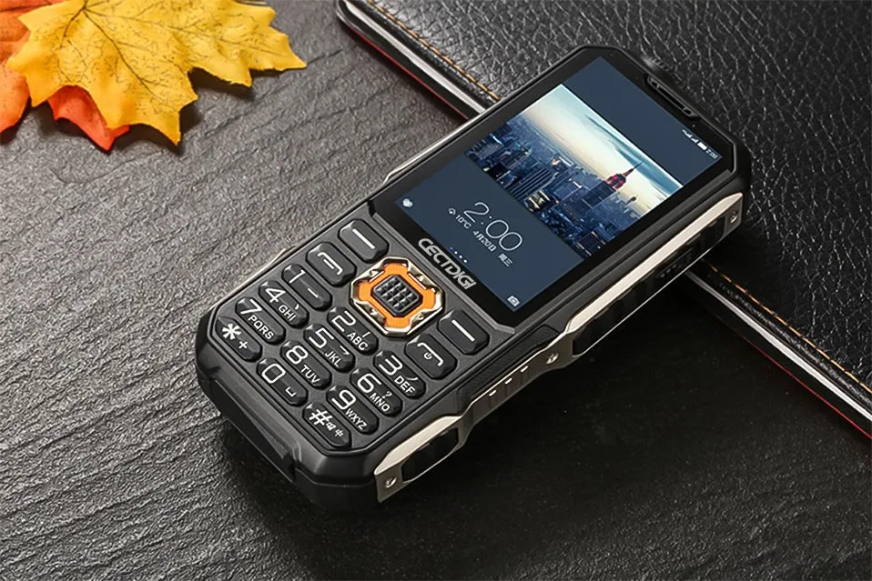 3 sim-карты телефон cectdigi T19 3D стерео Динамик Открытый прочный мобильный телефон Запасные Аккумуляторы для телефонов Беспроводной fm 16:9 HD русский клавиатура телефон