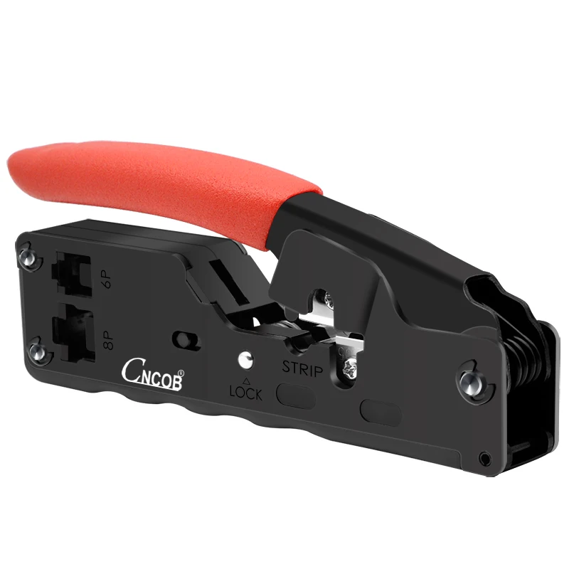 CNCOB щипцы для кабеля 8P8C/RJ45 6P6C/RJ12 6P4C/RJ11 сетевой кабель/разъем телефонной линии обжимные плоскогубцы зачистки/обрезки