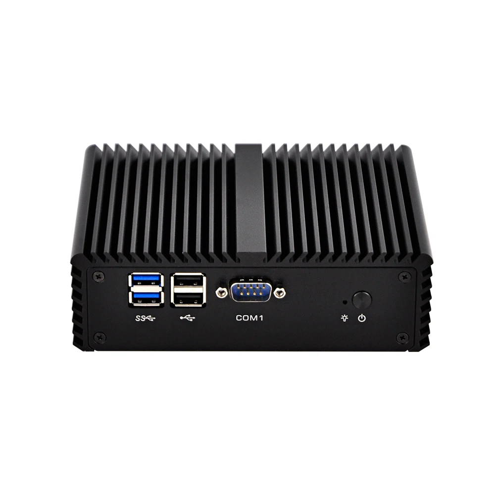 Мини ПК без вентилятора Qotom Barebone с Celeron 3215U i3 i5 i7 opnsense промышленный компьютерный