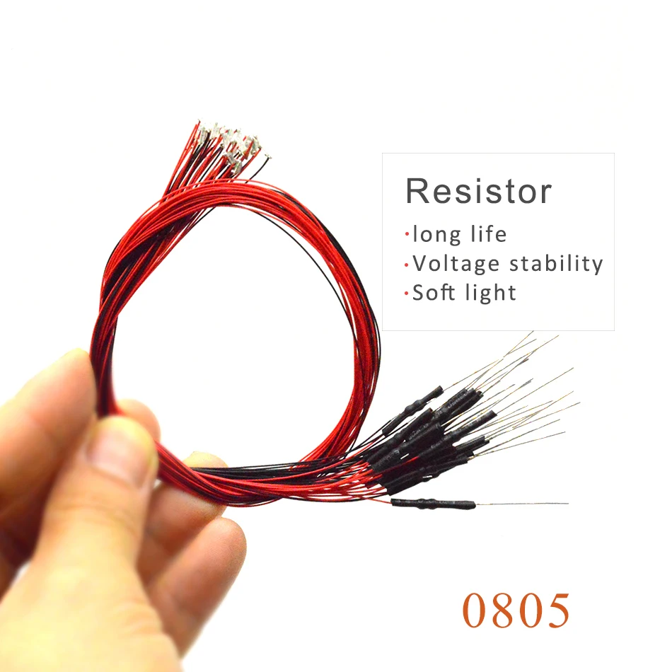 Светодиодная лампа 0805 SMD с сопротивлением 1 5 K со шкалой HO N OO предварительно