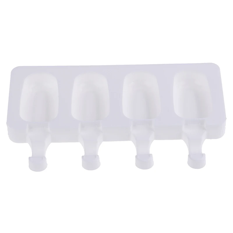 4 полостей силиконовая морозильная камера мороженое конфеты бар инструмент для