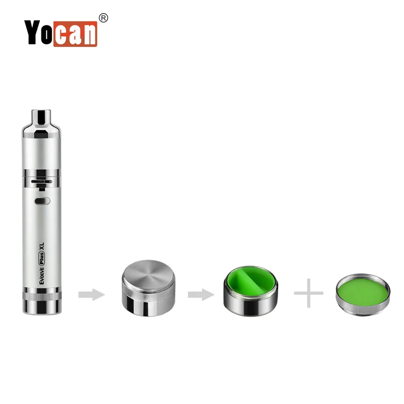 Yocan Evolve Plus Набор XL восковый парогенератор прикуриватель аккумулятор встроенный 1400 мАч распылитель огромный vape электронная сигарета
