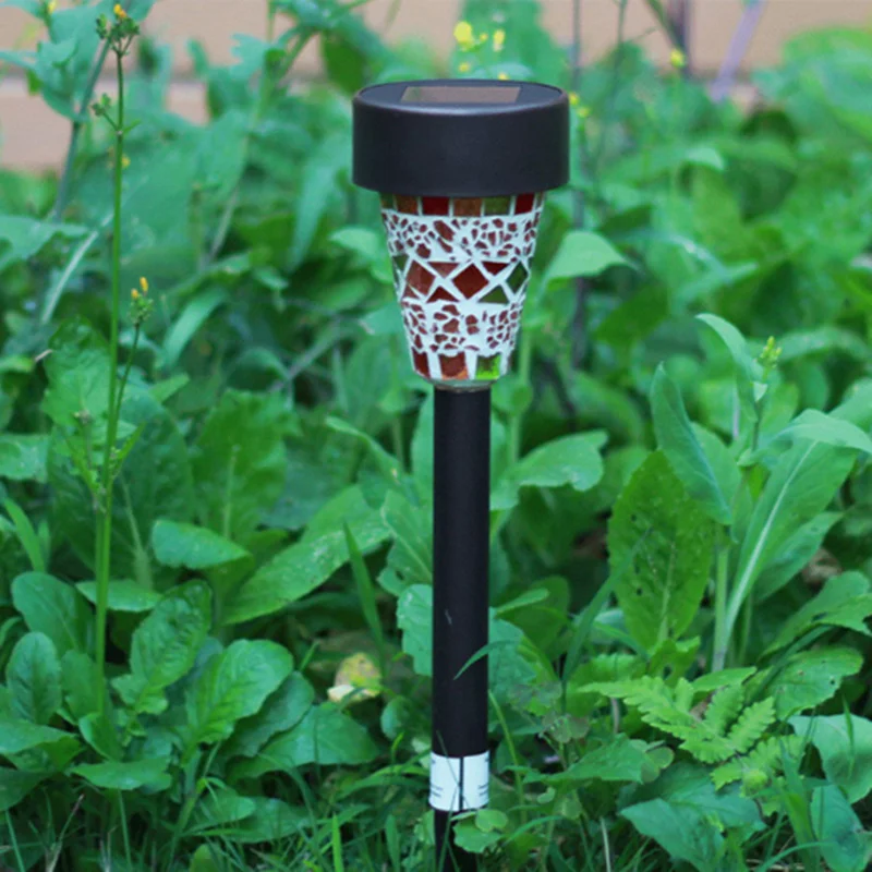 

3pcs! Romantic fashion Stainless steel LED solar lawn light 2V green energy path street garden deoration outdoor lighting