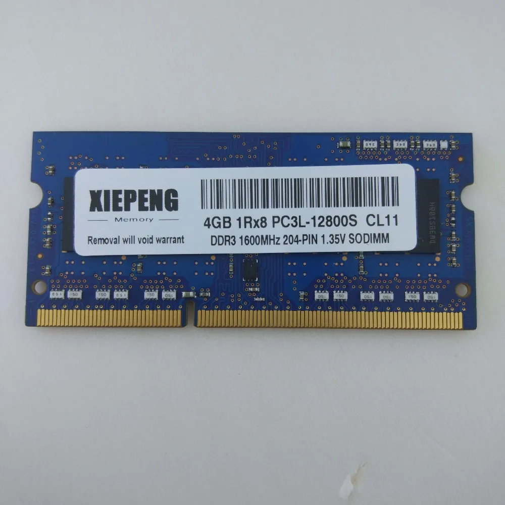 Для ноутбука DELL Latitude E6430 ATG E6440 E6520 E6530 E6540 ОЗУ для 4 Гб 1Rx8 PC3L 12800S 8 DDR3L 1600 МГц 2 Память 1 35