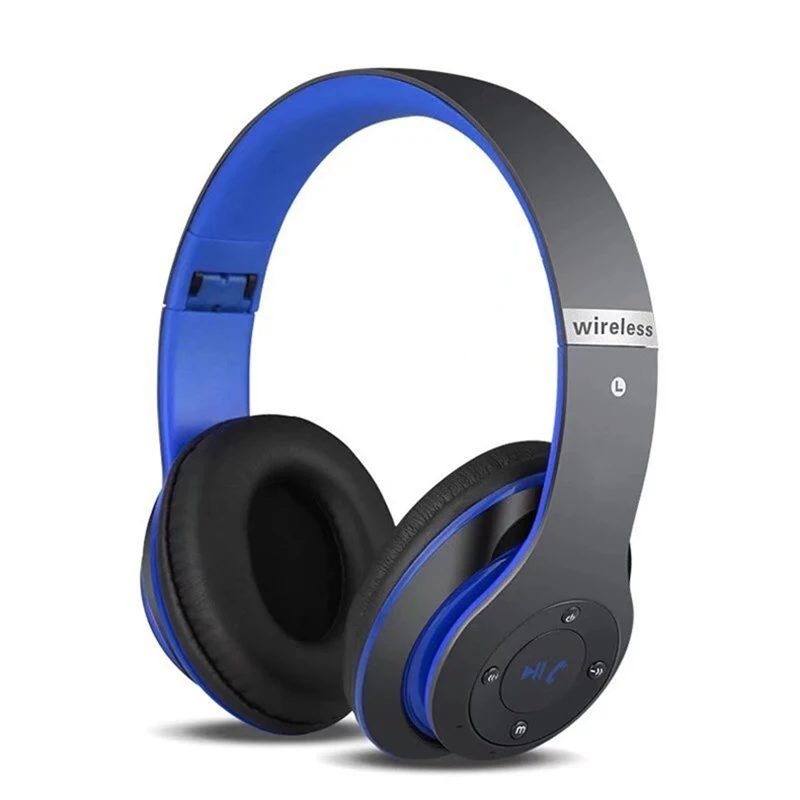 Складные беспроводные наушники 6 S, HIFI, шлем, аудио, Bluetooth, наушники, стерео, бас, сабвуфер, гарнитура с микрофоном, поддержка SD, TF карта