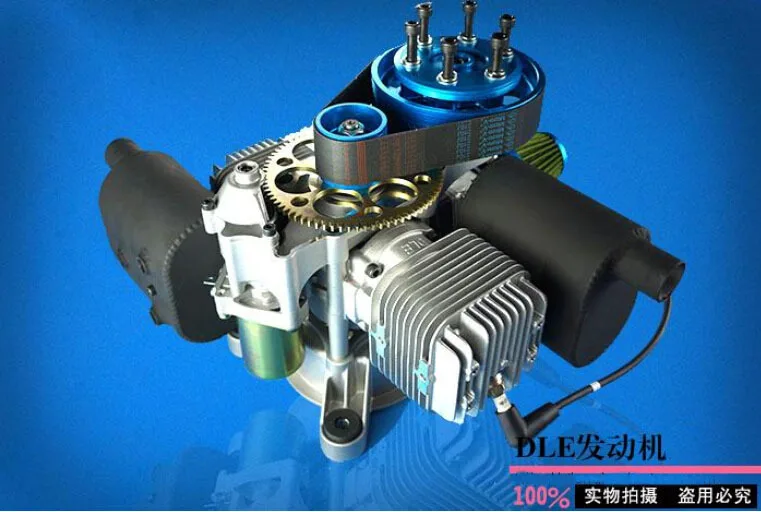 Оригинальный высококачественный бензиновый двигатель DLE200 DLE 200CC для парамотора