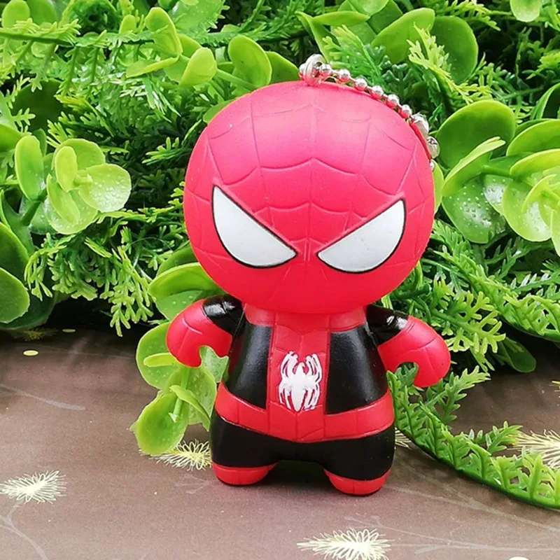 Marvel, Мстители, фигурки супергероев, красный человек-паук, Черный Человек-паук, яд, брелок, игрушки, новинка, анти яд, фигурки, брелок