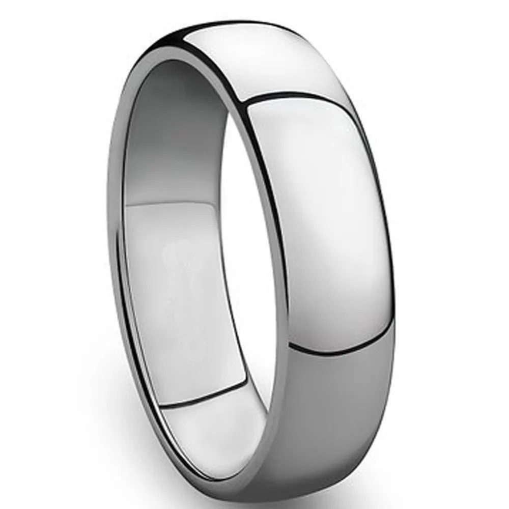 6 мм свадебный браслет из нержавеющей стали для женщин полностью