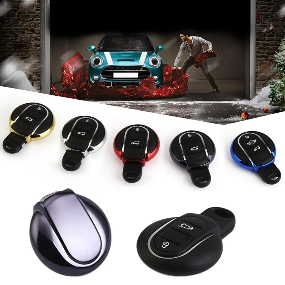 Чехол для автомобильного ключа из ТПУ защитное кольцо BMW MINI Cooper One Fun F54 F55 F56 2014 2015