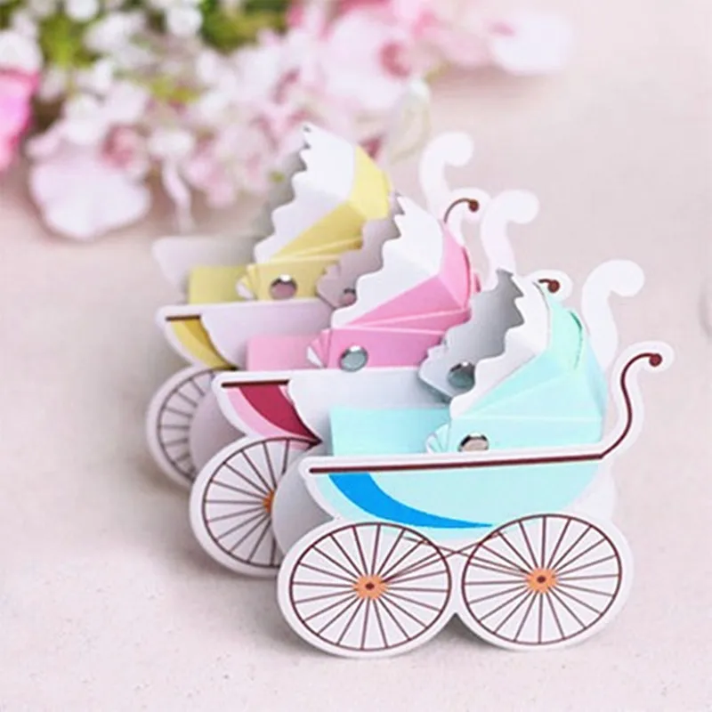 50 шт. бумажная коробка для конфет драже Подарочная Baby Shower свадебные сувениры