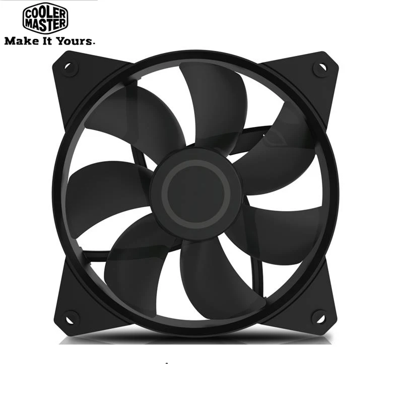 Cooler Master MF120L 12 см чехол-вентилятор 12 в светодиодный 3-контактный тихий вентилятор для процессора водяное охлаждение 120 мм компьютерный охлаждающий вентилятор для ПК