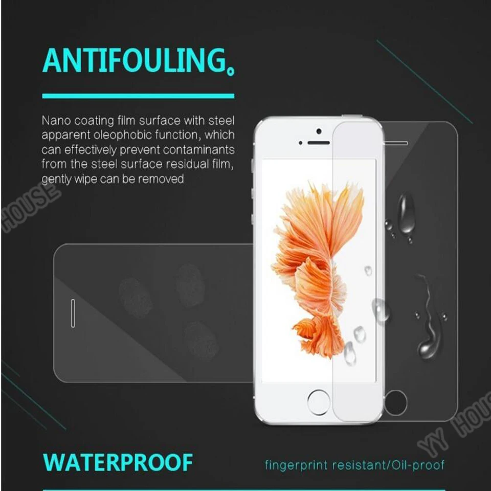 2.5D Защитное стекло для iphone if закаленное Защита экрана 5 SE 5S 5c 4 4S 9Н пленка|Защитные