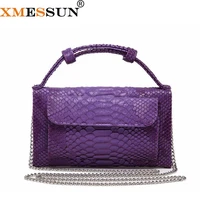 xmessun fashion purple snake pattern clutch bag crossbody bags for women 2022 summer lady shoulder handbag female travel purse