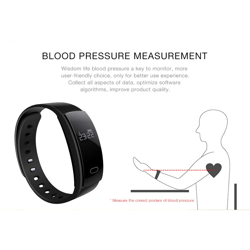 Смарт-браслет itor mi s Bluetooth смарт-браслет фитнес-трекер шагомер монитор сердечного
