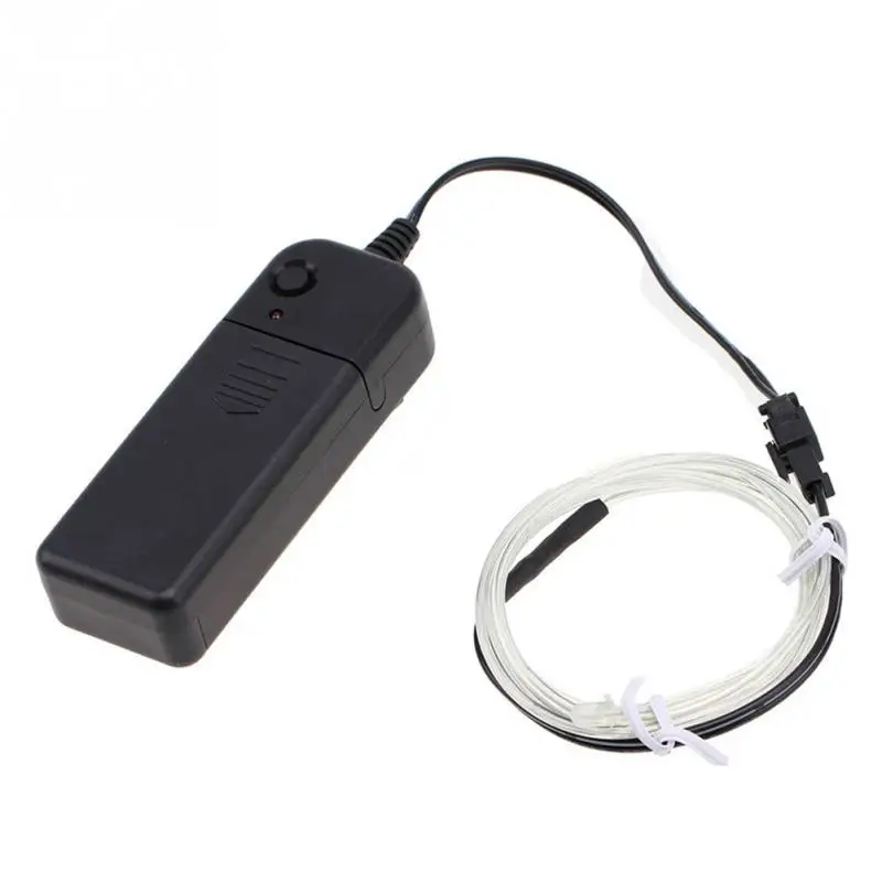 AA Battery 3V 1-5m Flexible EL Wire Rope Tube Waterproof Controller For Neon Light Dance Party Decor Light Neon LED lamp
