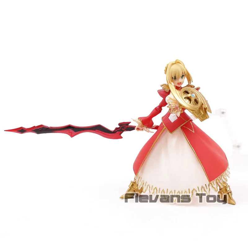 Figma 370 Fate/EXTELLA Нерон Клавдий красный меч ПВХ экшн фигурка Коллекционная модель
