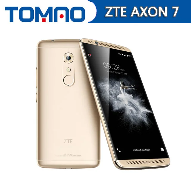 NEW ZTE Axon 7 4G LTE Smart Phone Snapdragon 820 Android 7.0 5.5" 2K 2560X1440 4/6G RAM 64/128G ROM 20.0MP Fringerprint Touch