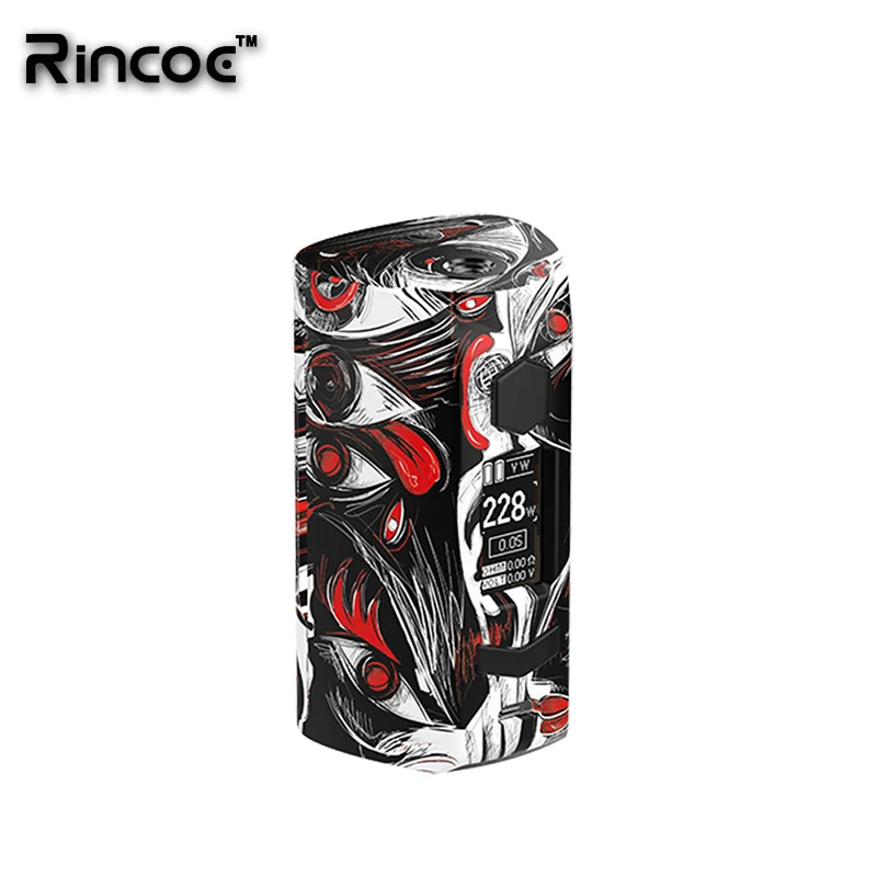 Новейший Rincoe Manto S Mesh 228W mod fit 6 мл Metis Mix Tank Питание от двух аккумуляторов 18650 Быстрая зарядка
