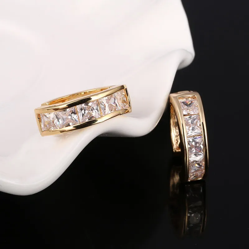 Модные серьги гвоздики маленького размера элегантные вечерние для женщин