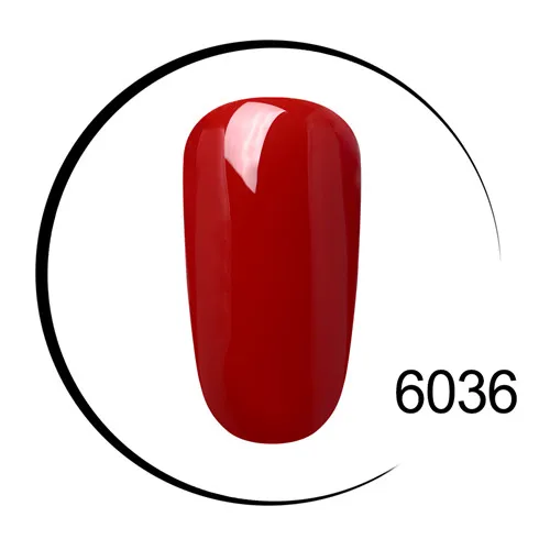 6036 Elite99 одношаговый Цветной Гель-лак чистый цвет белый дизайн ногтей супер качество отмачиваемый Светодиодный УФ-гель без запаха - Цвет: 6036