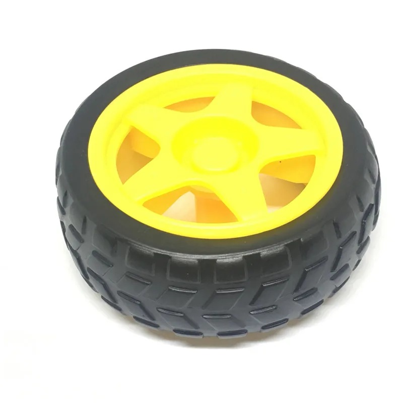 1 шт. умный автомобильный робот модуль колеса маленькие пластиковые для Arduino 65x26мм