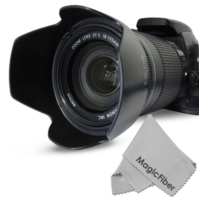 Бленда для объектива EW 73B 60C 63C бленда Canon 100d 700d 18 135 фирменнй переходник 55|Бленды| |