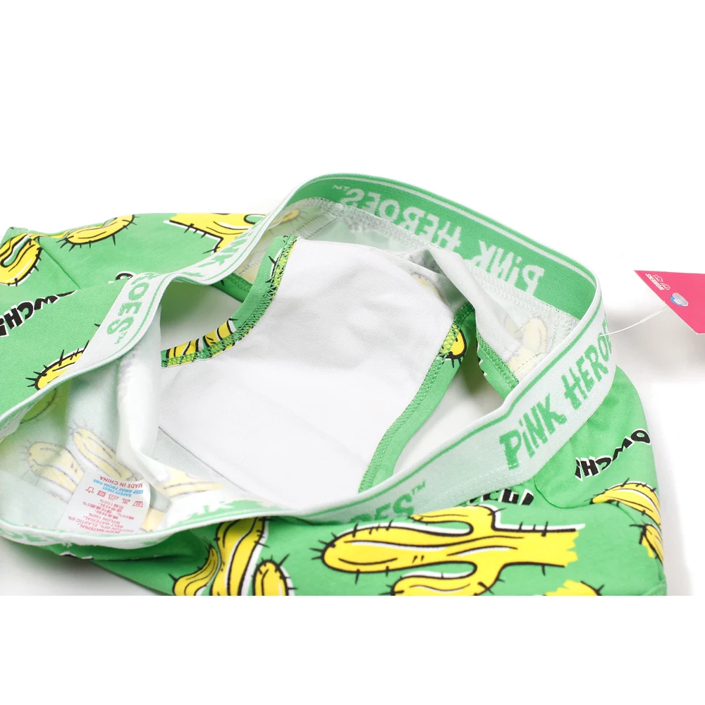 Бренд Pink Hero, женские трусы, модные, хлопковые, для девушек, обтягивающие, Мультяшные, нижнее белье, сексуальное, большое имя, утягивающее белье, трусики, трусики, 604