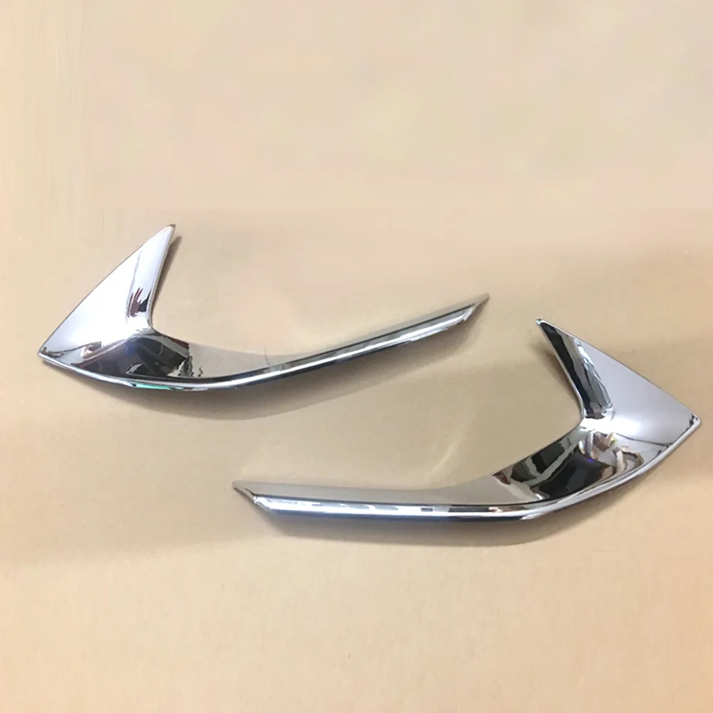 2 шт. хромированные передние противотуманные фасветильник для Peugeot 3008 3008GT 2017 2018