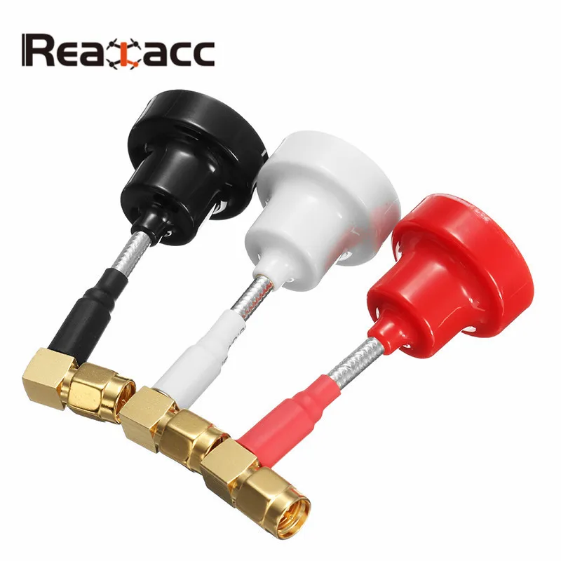 

Realacc Pagoda RHCP Right Angle Antenna 6.5cm 65mm 5.8G 5dBi Omni-directional FPV Short Antenna RP-SMA / SMA Male for RC Models