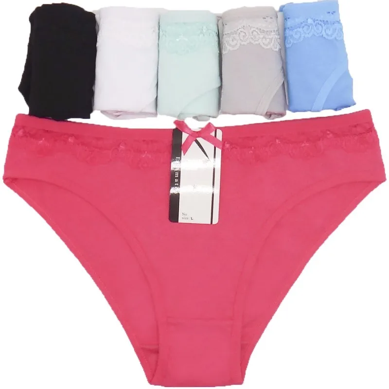 Нижнее белье женское нижнее с низкой посадкой 6 шт.|women lace briefs|lace briefspanties women |
