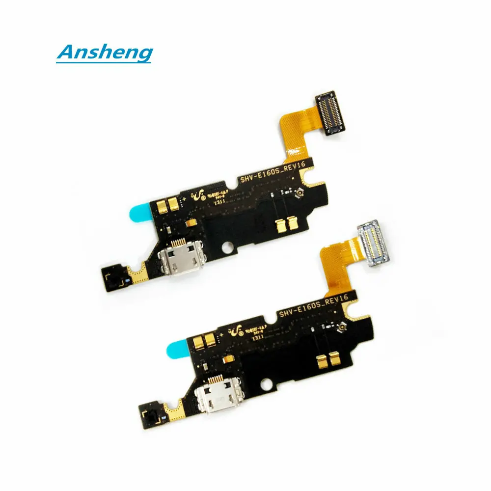 Ansheng USB зарядный порт гибкий кабель микро док коннектор pcb плата для Samsung Galaxy Note1 Note
