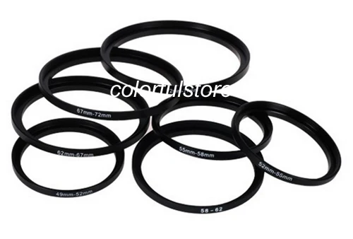 Профессиональный Металлический повышающий кольцевой фильтр для объектива