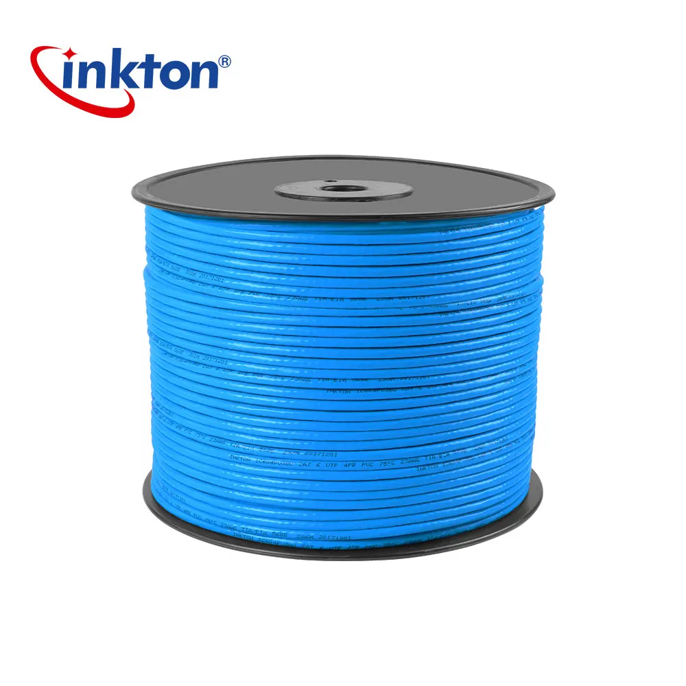 Inkton Cat6 Ethernet Кабель UTP сетевой кабель для домашней сети Engineering 24AWG 50 м 100 305