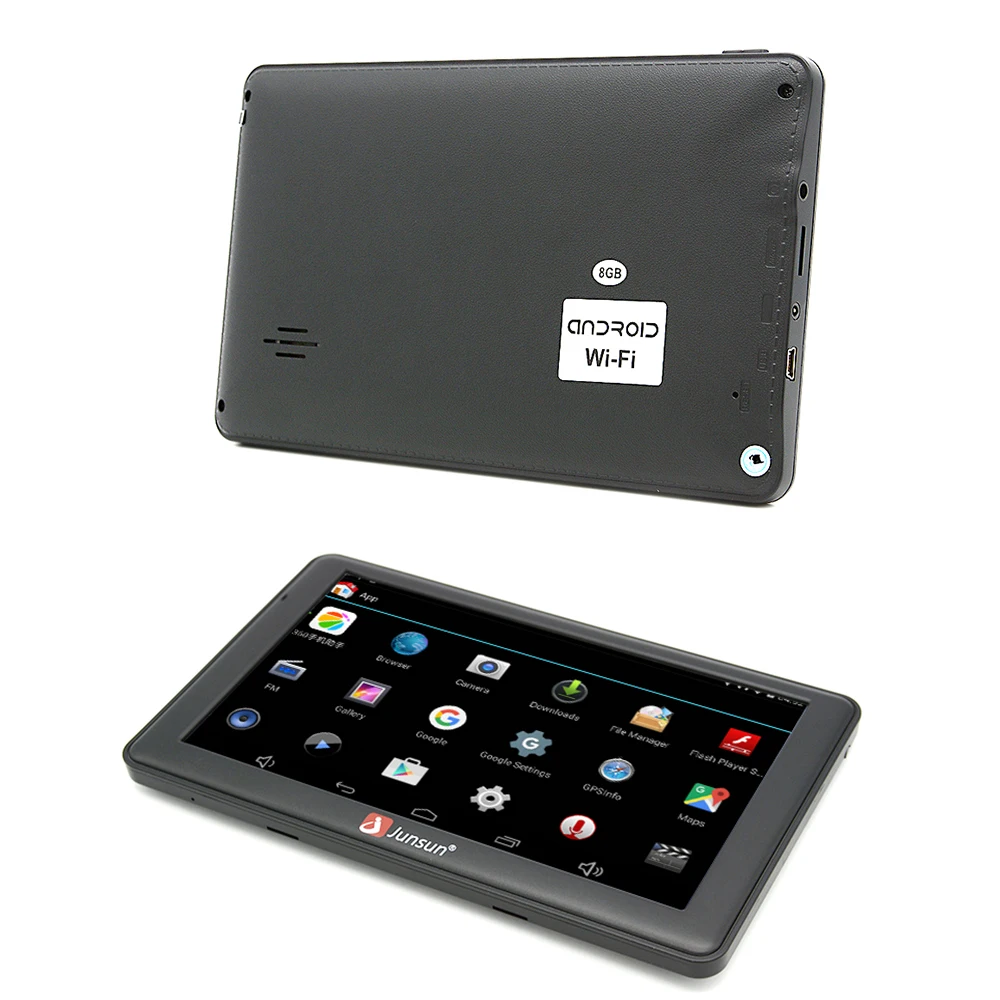 Junsun 7 дюймов HD Android автомобилей GPS навигации WI FI quad core грузовик Навигатор