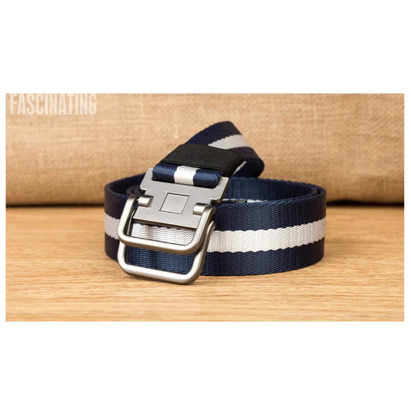 Ремень мужской Тактический с двойной кольцевой пряжкой из текстиля | Аксессуары