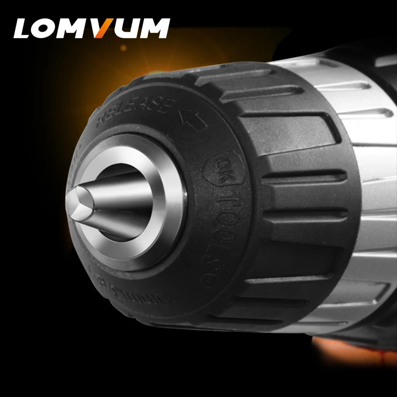 LOMVUM 12 В аккумуляторная дрель перезаряжаемая литиевая/литий-ионная батарея