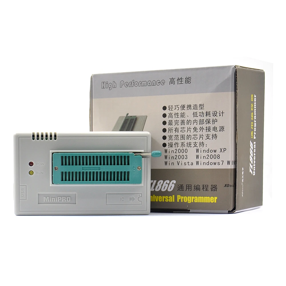 V9.0 TL866II Plus USB Универсальный программатор Minipro Bios Nand flash 24 93 25 mcu Новое поступление 4