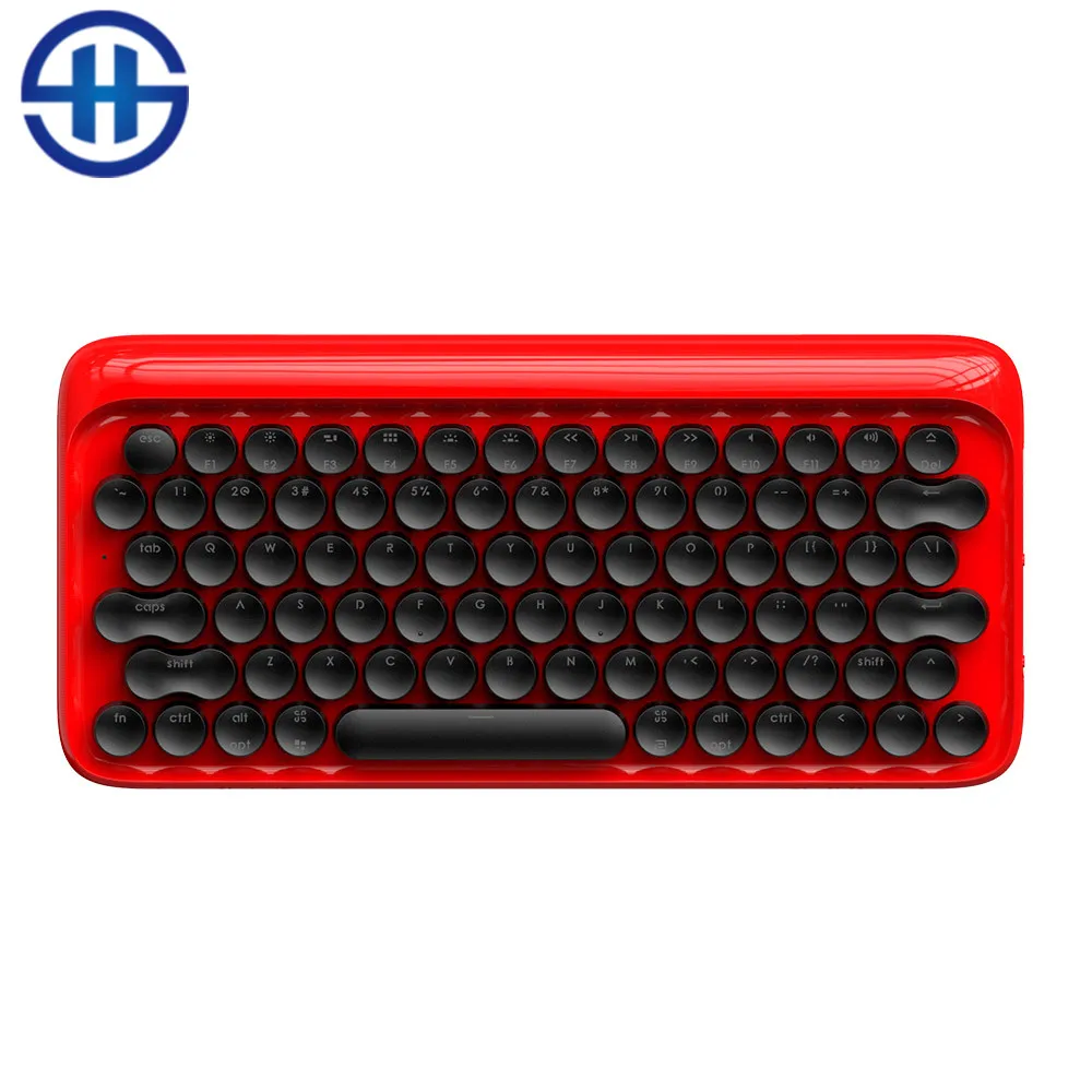 LOFREE точка Bluetooth USB механическая клавиатура Беспроводной подсветкой круглая